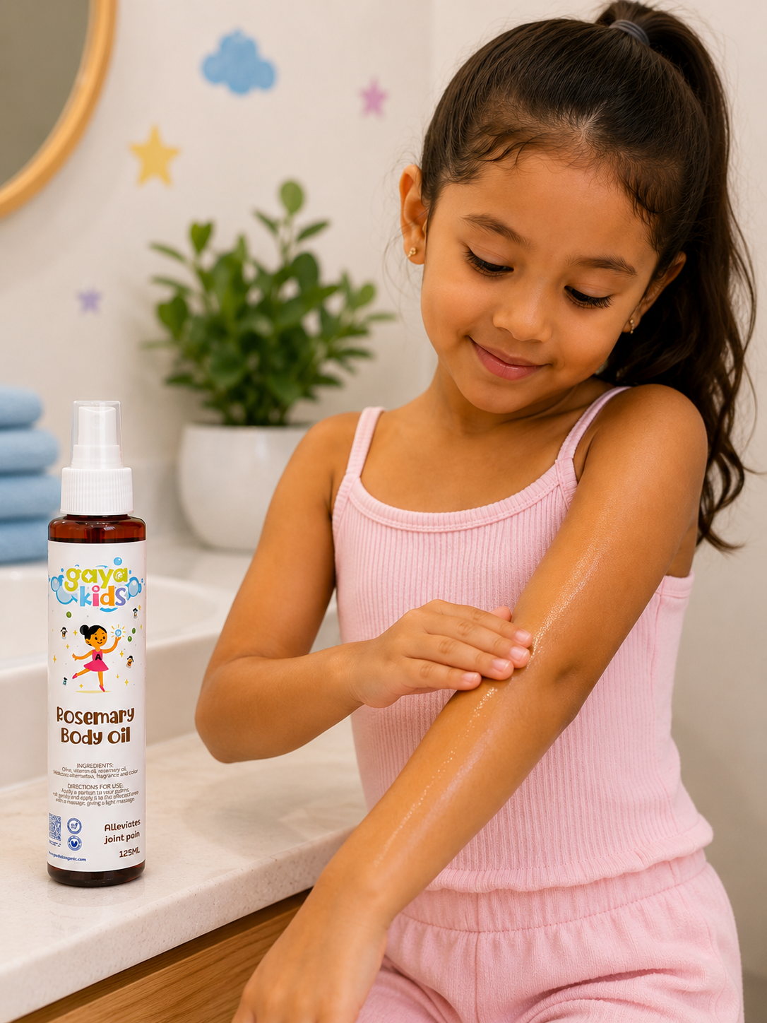 Gaya Kids Rosemary Body Oil – Hydration & Natural Glow