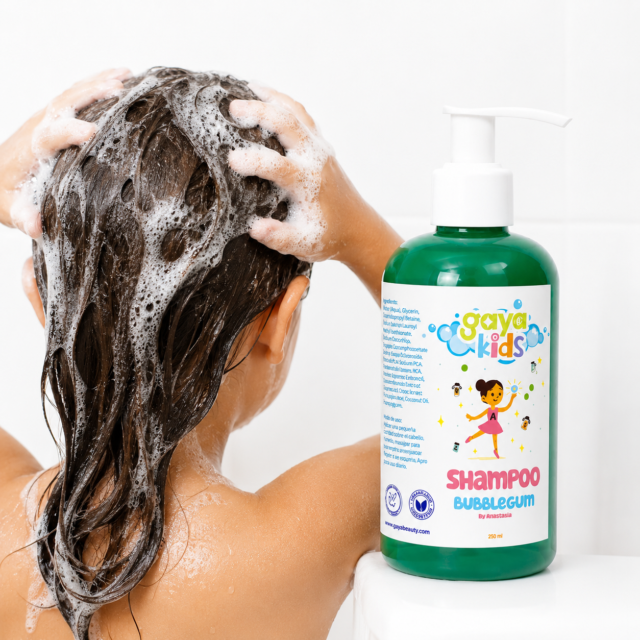 Gaya Kids Bubblegum Shampoo – Gentle Cleansing & Softness