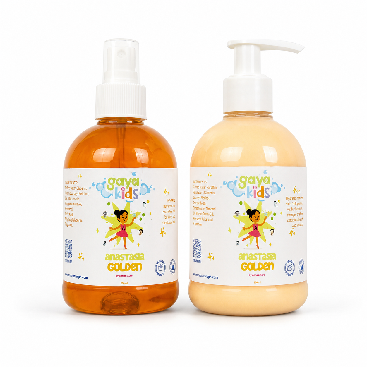 Gaya Kids Anastasia Golden Duo – Body Lotion & Body Mist