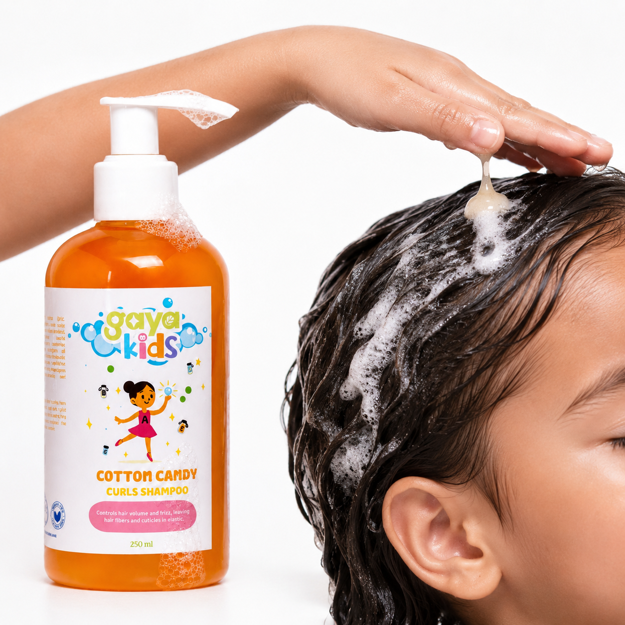 Gaya Kids Cotton Candy Shampoo – Gentle Cleansing & Softness
