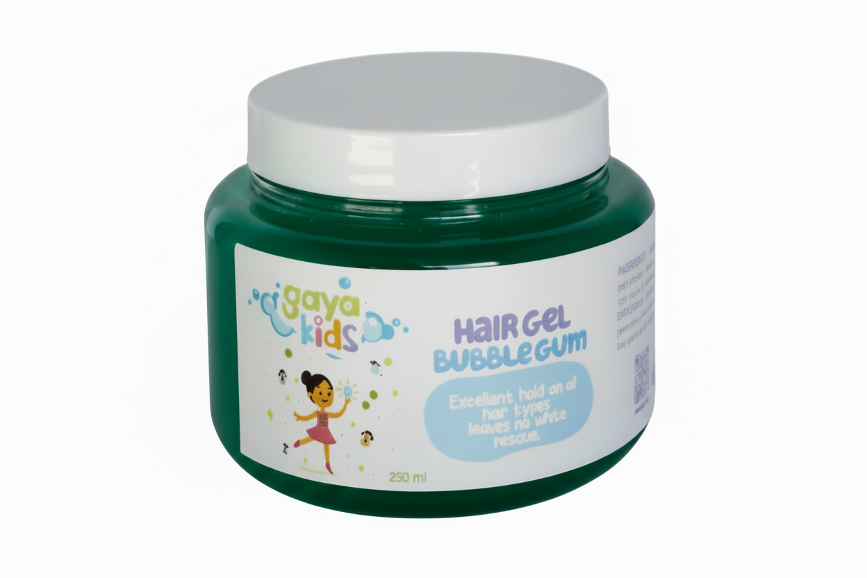 Gaya Kids Bubblegum Hair Gel – Flexible Hold & No Residue