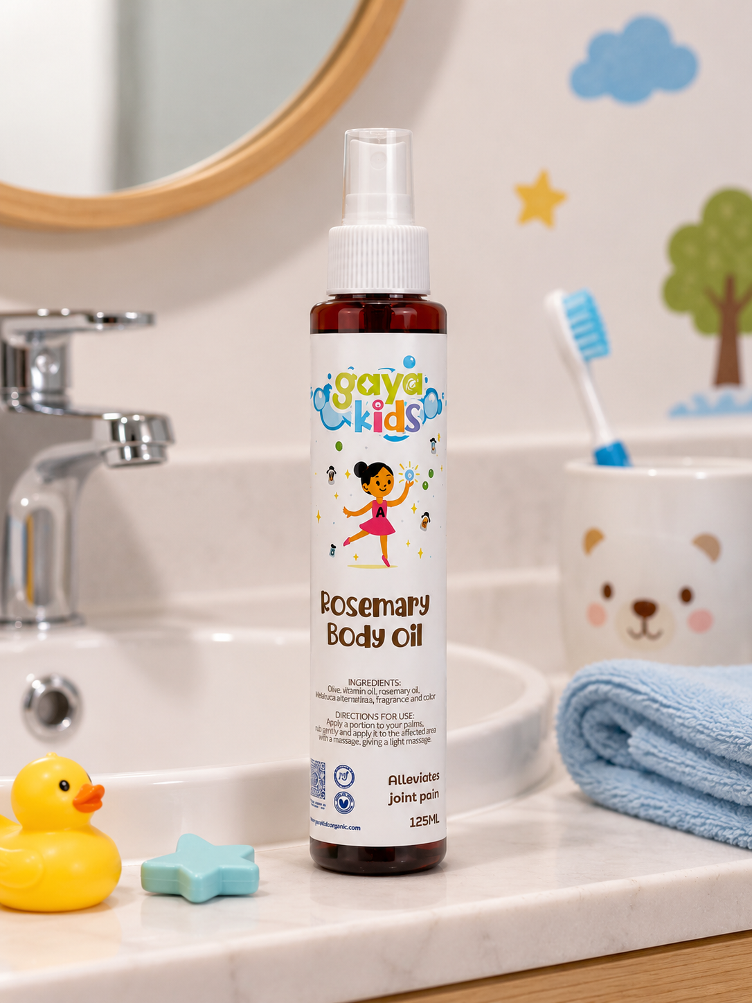 Gaya Kids Rosemary Body Oil – Hydration & Natural Glow