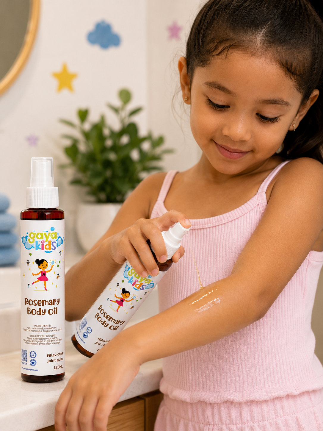 Gaya Kids Rosemary Body Oil – Hydration & Natural Glow