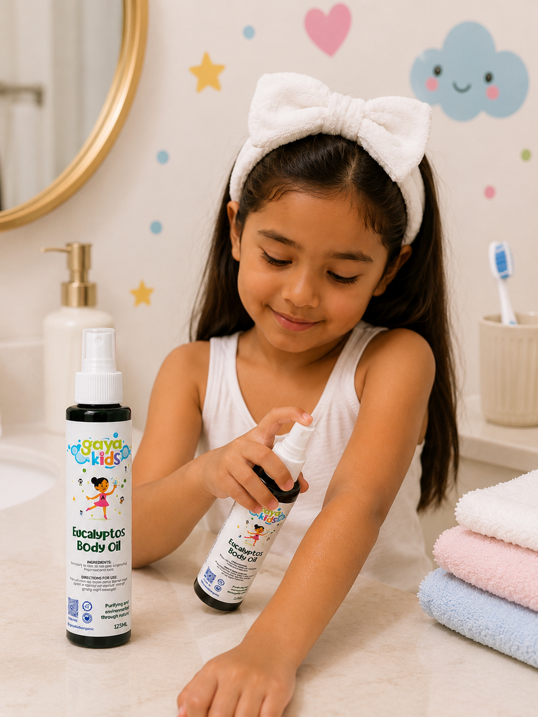 Gaya Kids Eucalyptus Body Oil – Hydration & Freshness