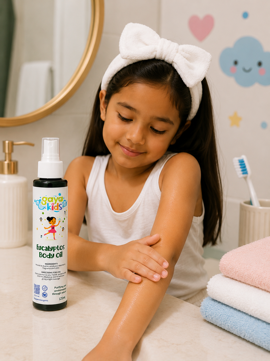 Gaya Kids Eucalyptus Body Oil – Hydration & Freshness