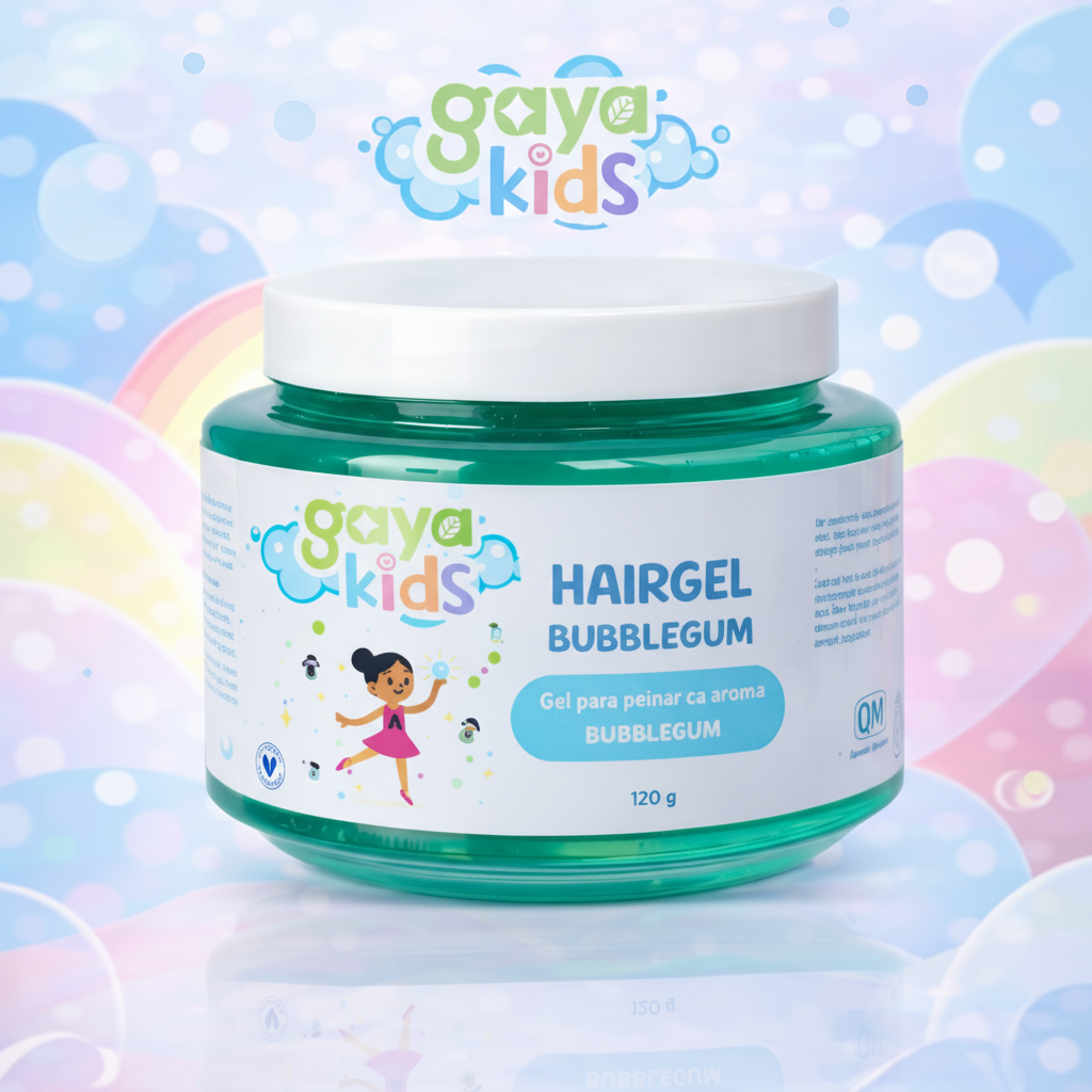 Gel Bubblegum Kids – Fijación Suave Sin Residuos