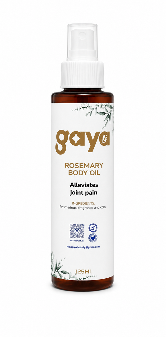Gaya Beauty Rosemary Body Oil – Hydration & Massage