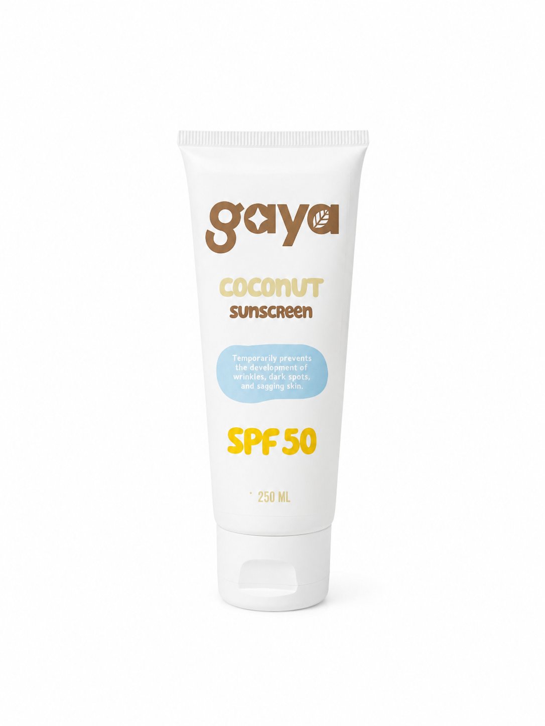 Gaya Beauty Coconut Sunscreen SPF 50 – Daily Sun Protection