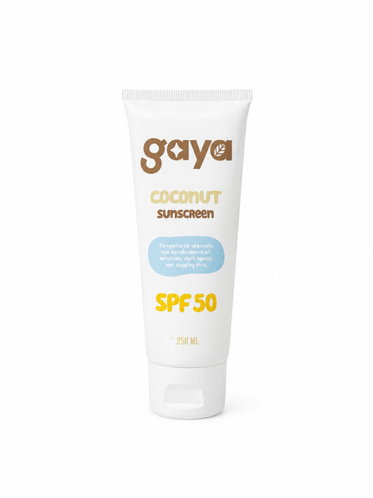 Gaya Beauty Coconut Sunscreen SPF 50 – Daily Sun Protection