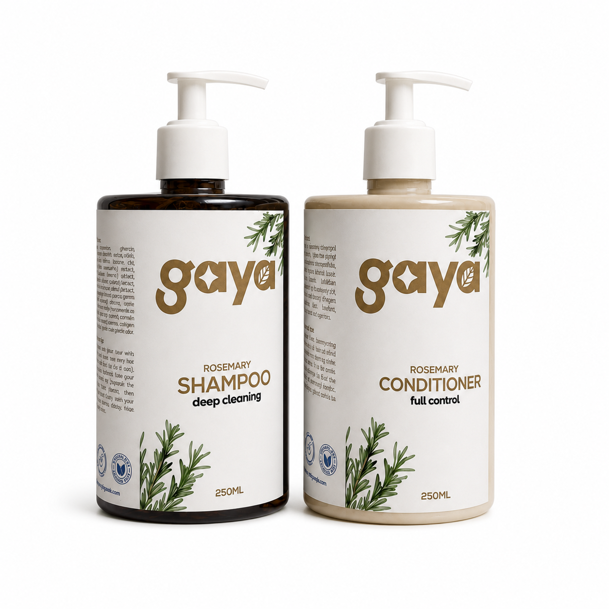 Gaya Beauty Rosemary Hair Care Duo – Shampoo & Conditioner