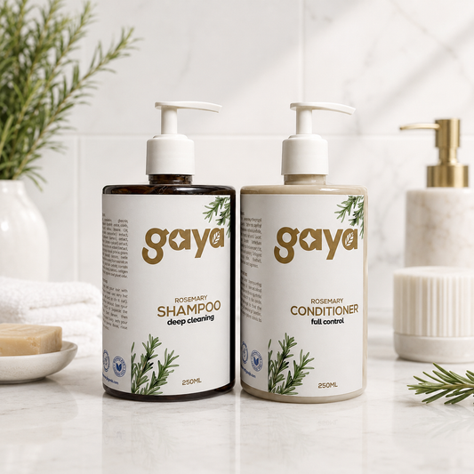 Gaya Beauty Rosemary Hair Care Duo – Shampoo & Conditioner
